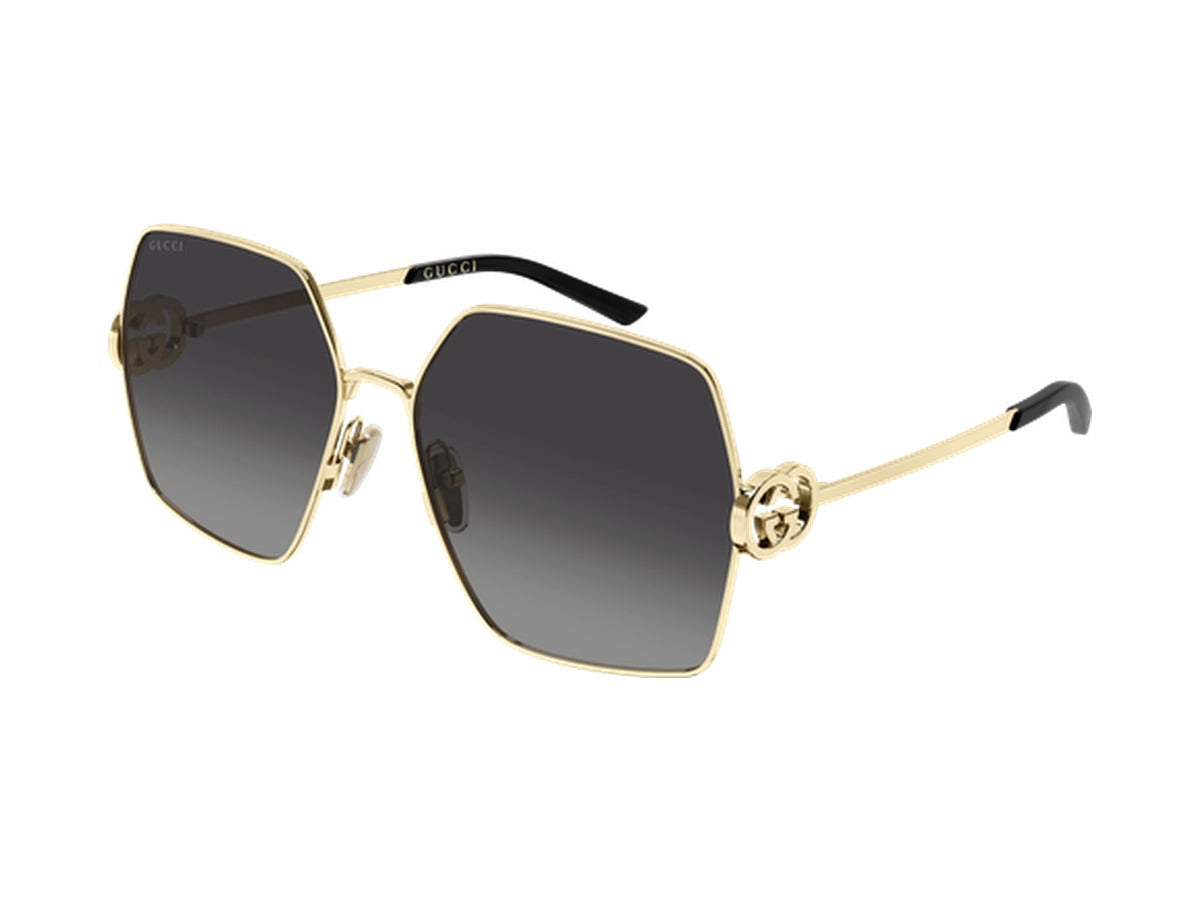 Gucci GG2163S-001 sunglasses - Gold / Grey