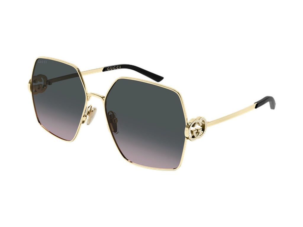 Gucci GG2163S-002 sunglasses - Gold / Grey 2