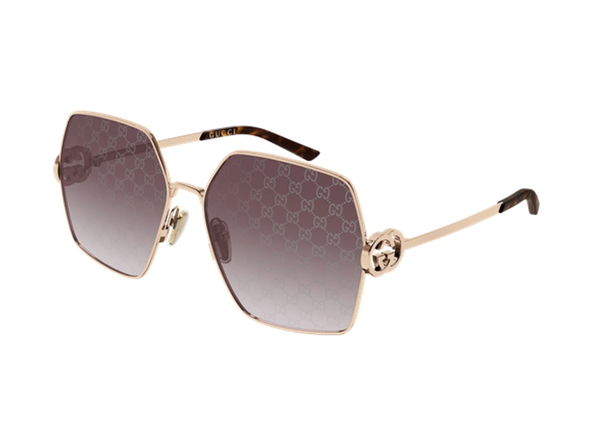Gucci GG2163S-004 sunglasses - Gold / Red