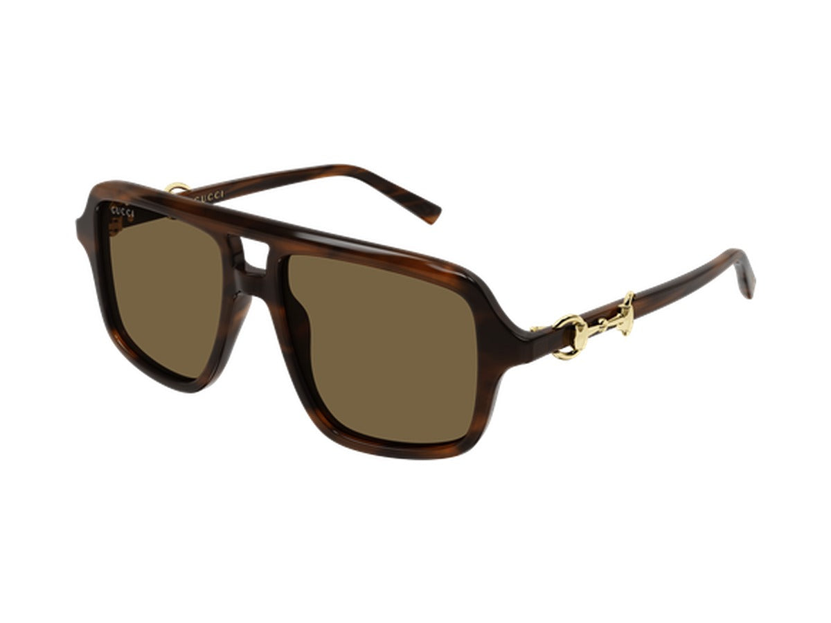 Gucci GG2052S-009 sunglasses - Havana / Brown 2