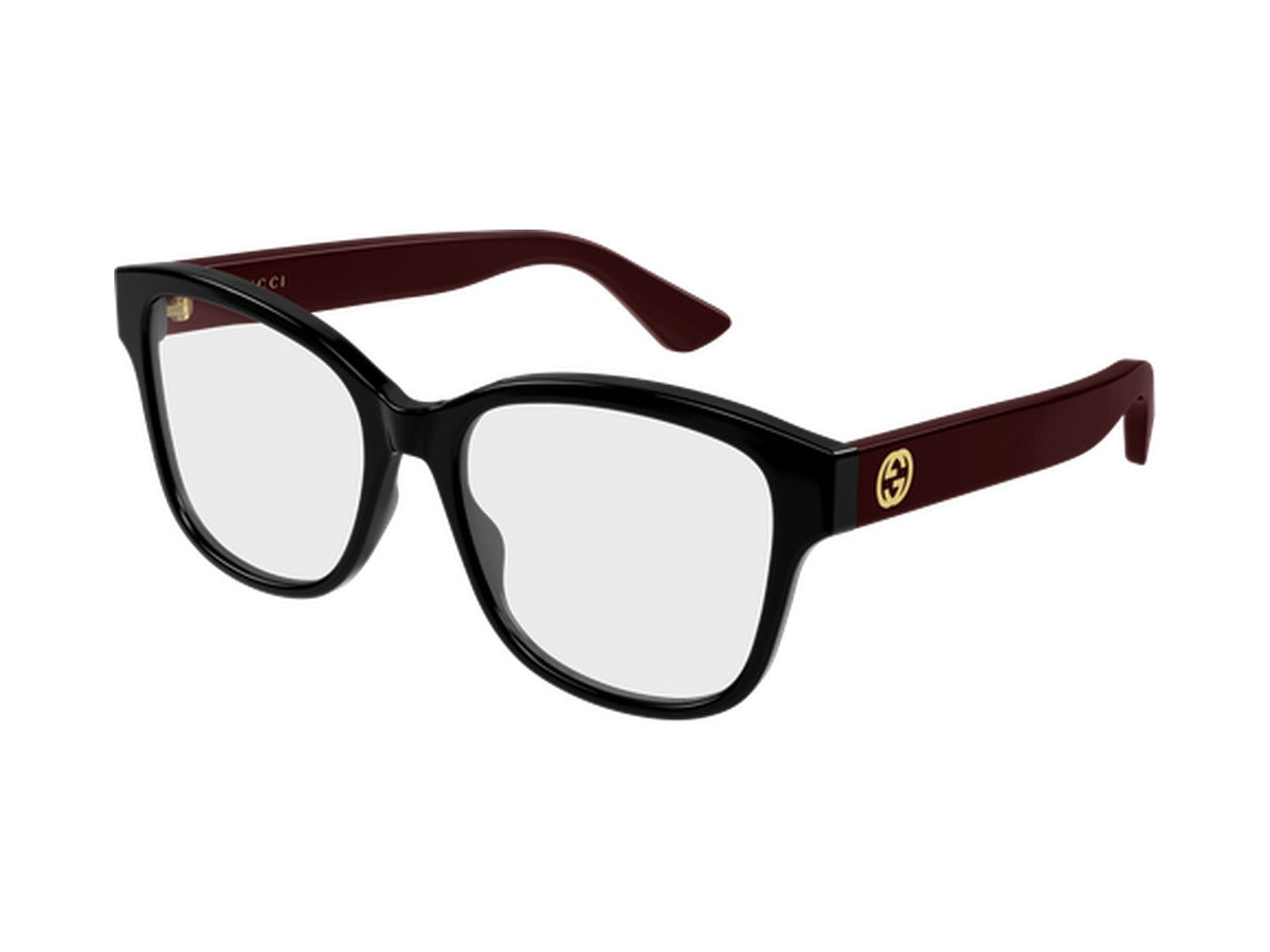 Gucci GG1340O-009 glasses - Black & Burgundy