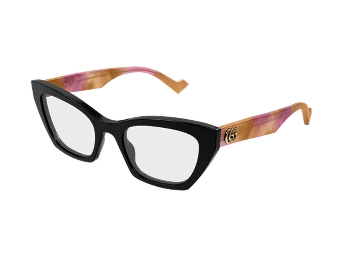 Gucci GG1334O-007 glasses - Black & Havana 2