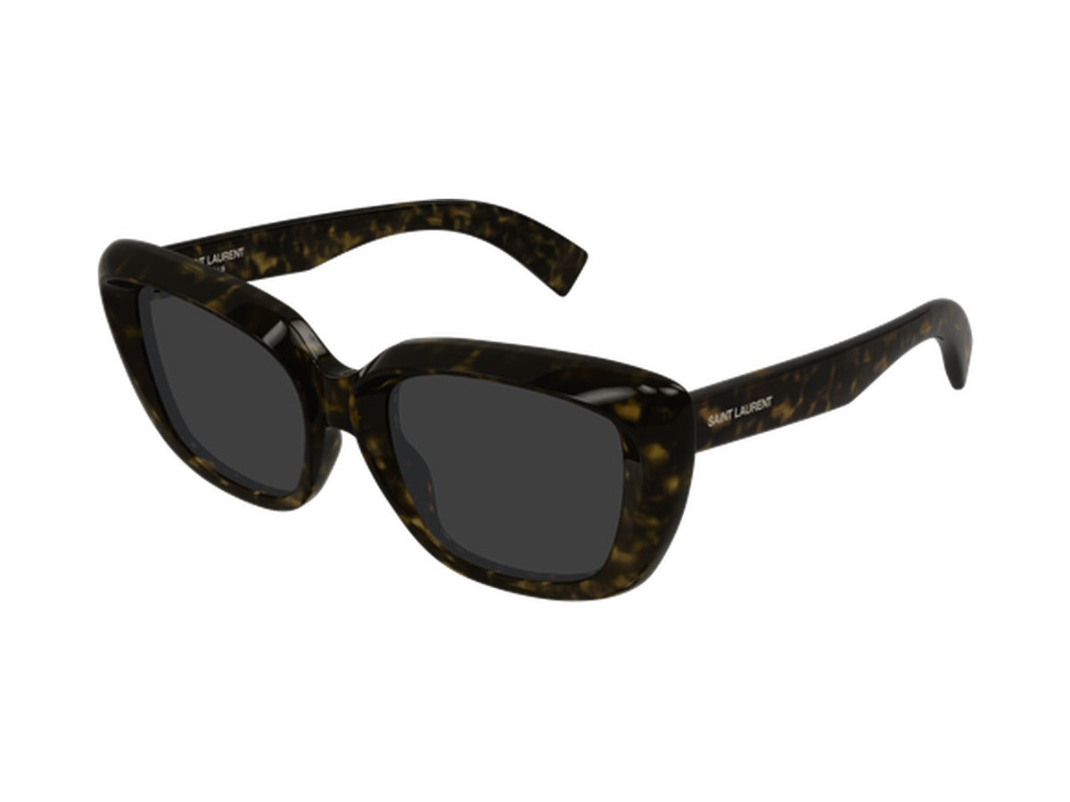 Saint Laurent SL 857-002 sunglasses - Havana / Grey