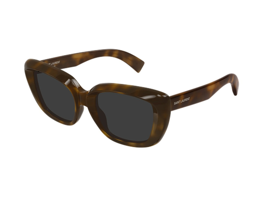 Saint Laurent SL 857-003 sunglasses - Havana / Grey 2