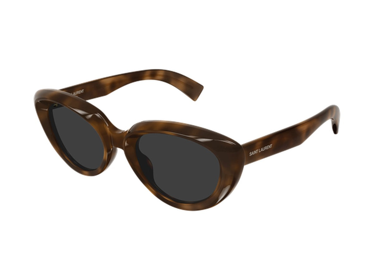 Saint Laurent SL 859/K-004 sunglasses - Havana / Grey 2