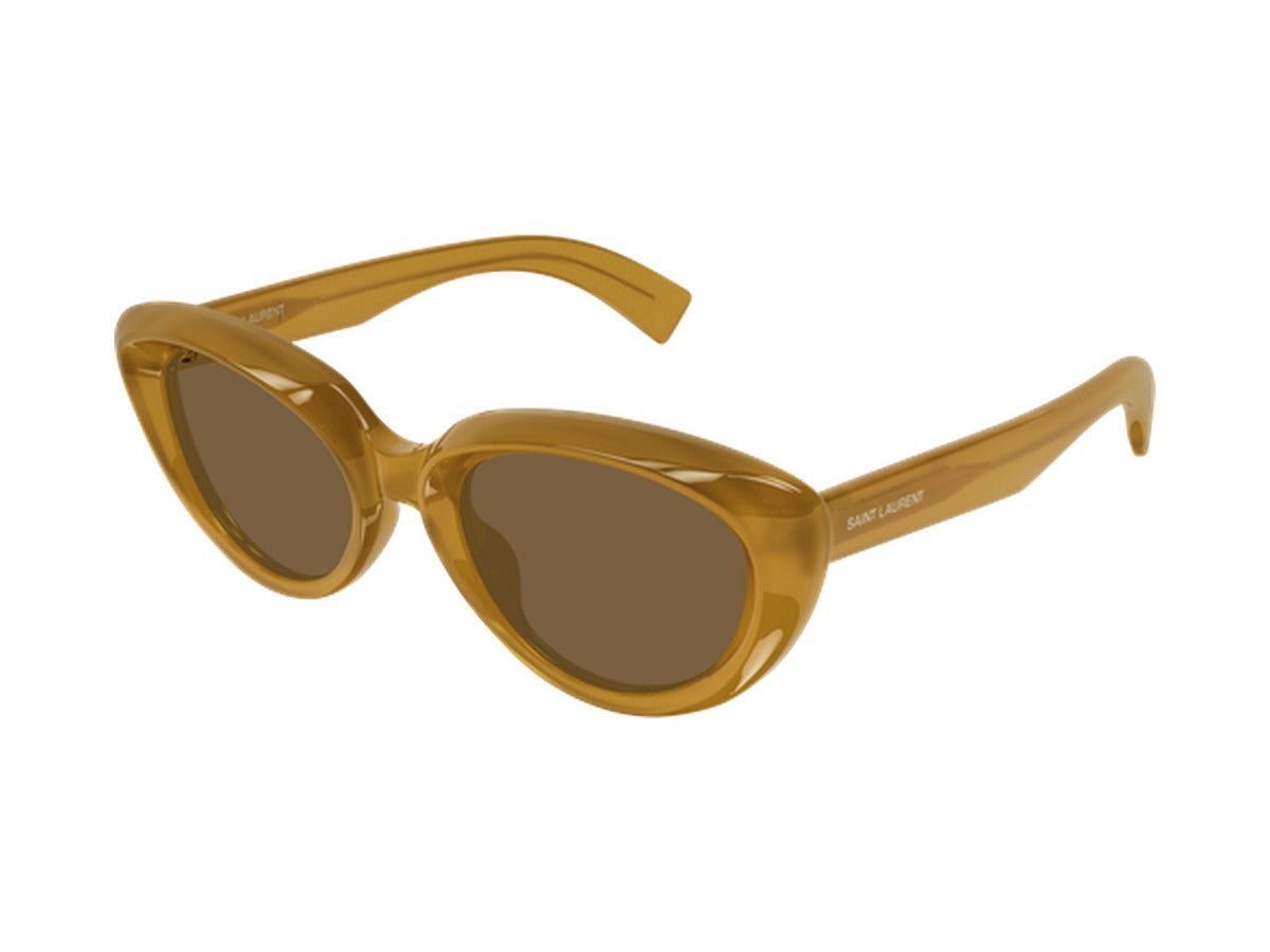 Saint Laurent SL 859-004 sunglasses - Yellow / Brown