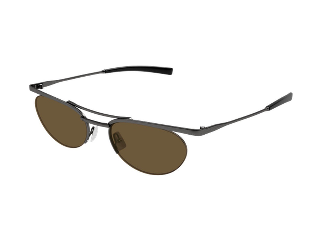 Saint Laurent SL 862-003 sunglasses - Gunmetal / Brown