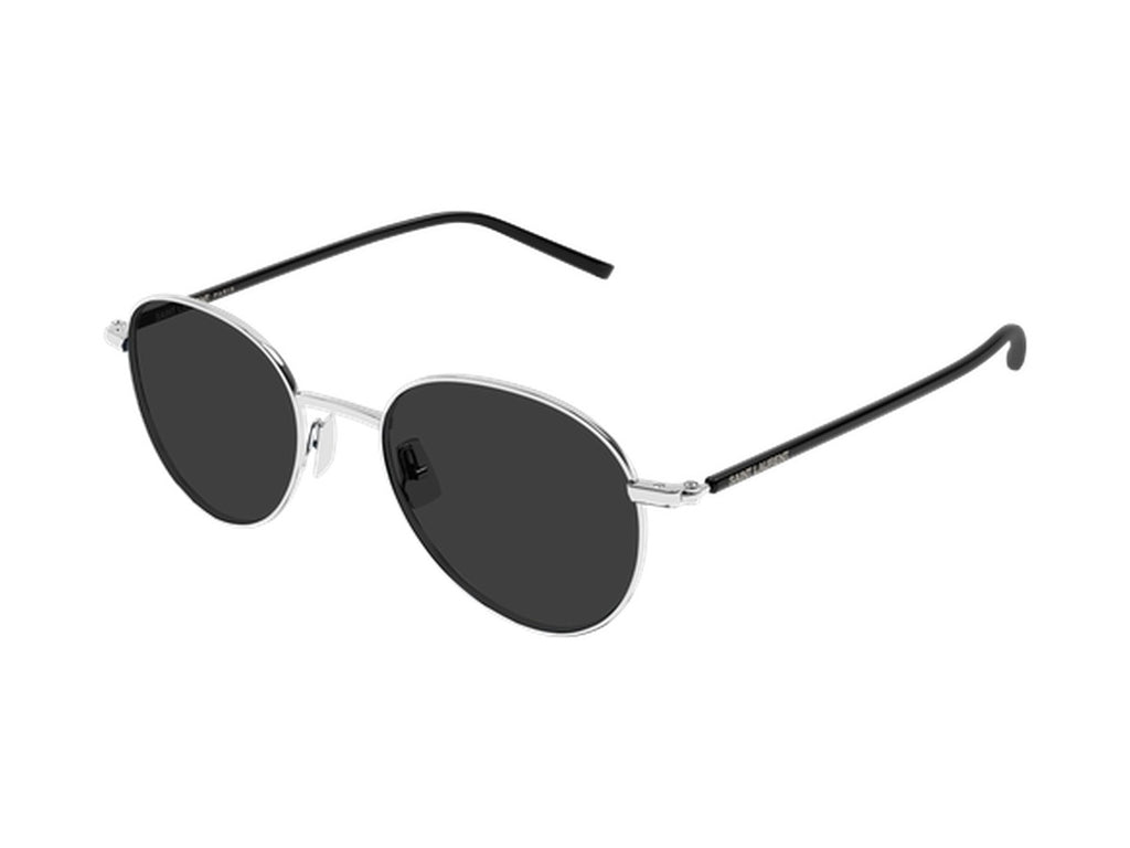 Saint Laurent SL 865-002 sunglasses - Silver & Black / Grey
