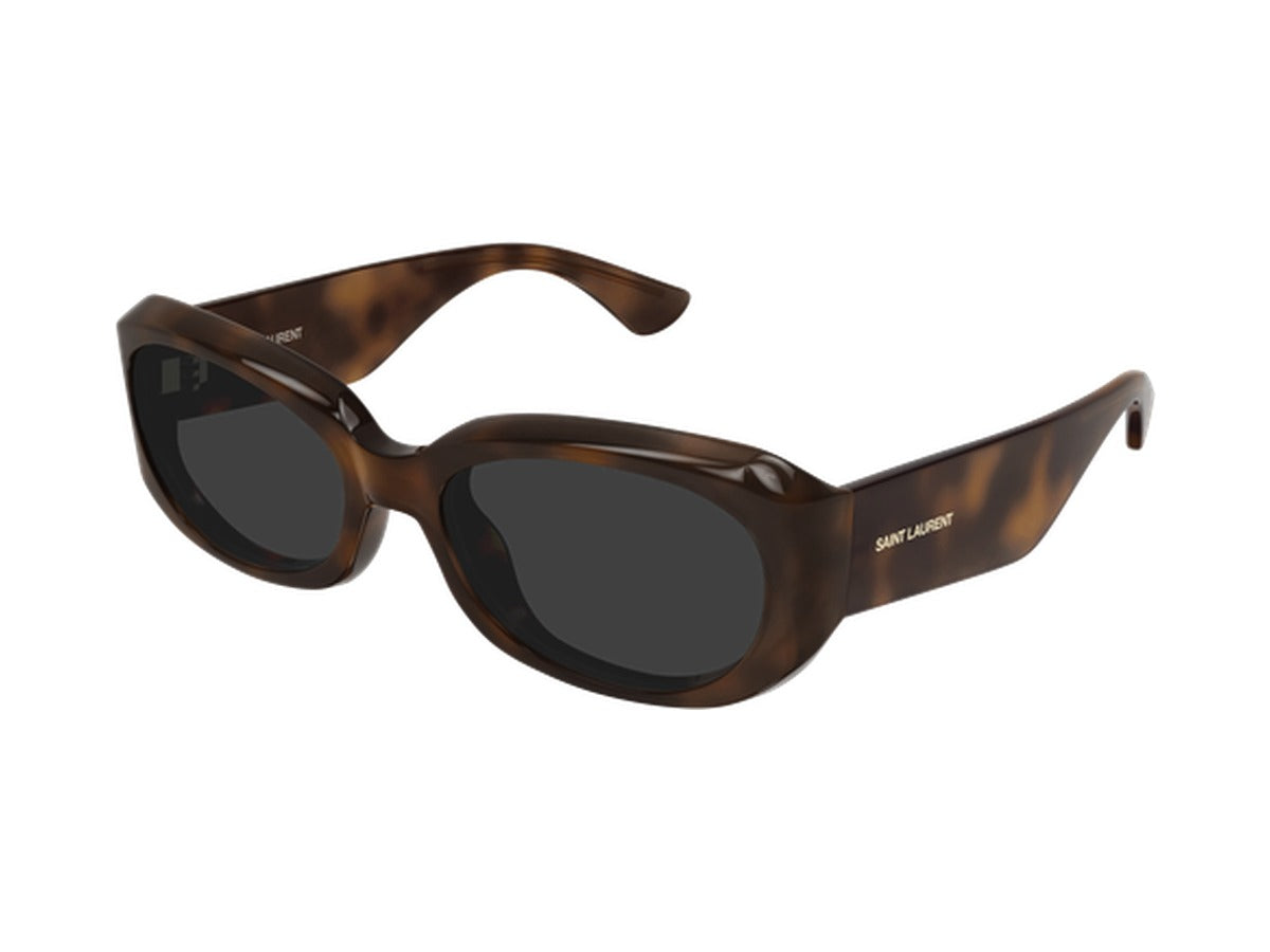 Saint Laurent SL 868-003 sunglasses - Havana / Grey 2