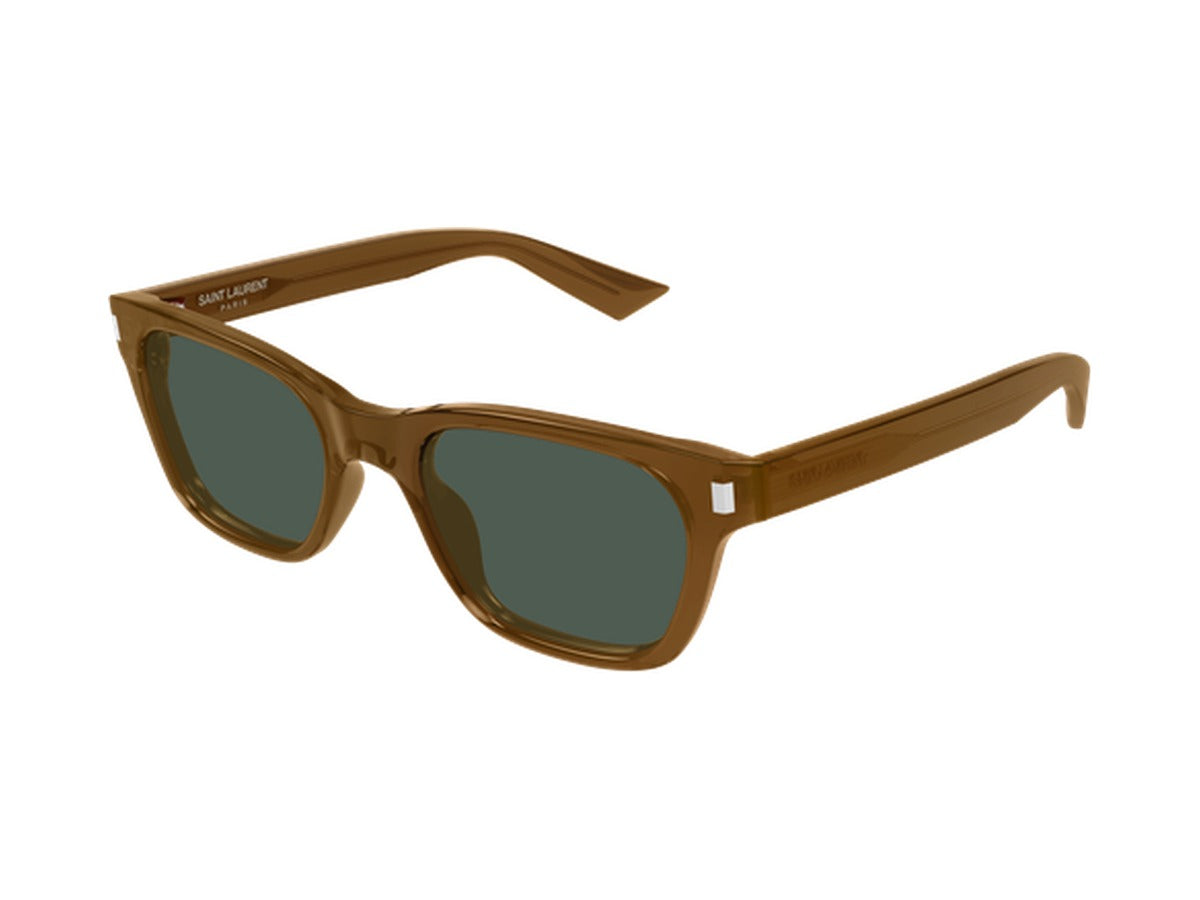 Saint Laurent SL 874-005 sunglasses - Brown / Green