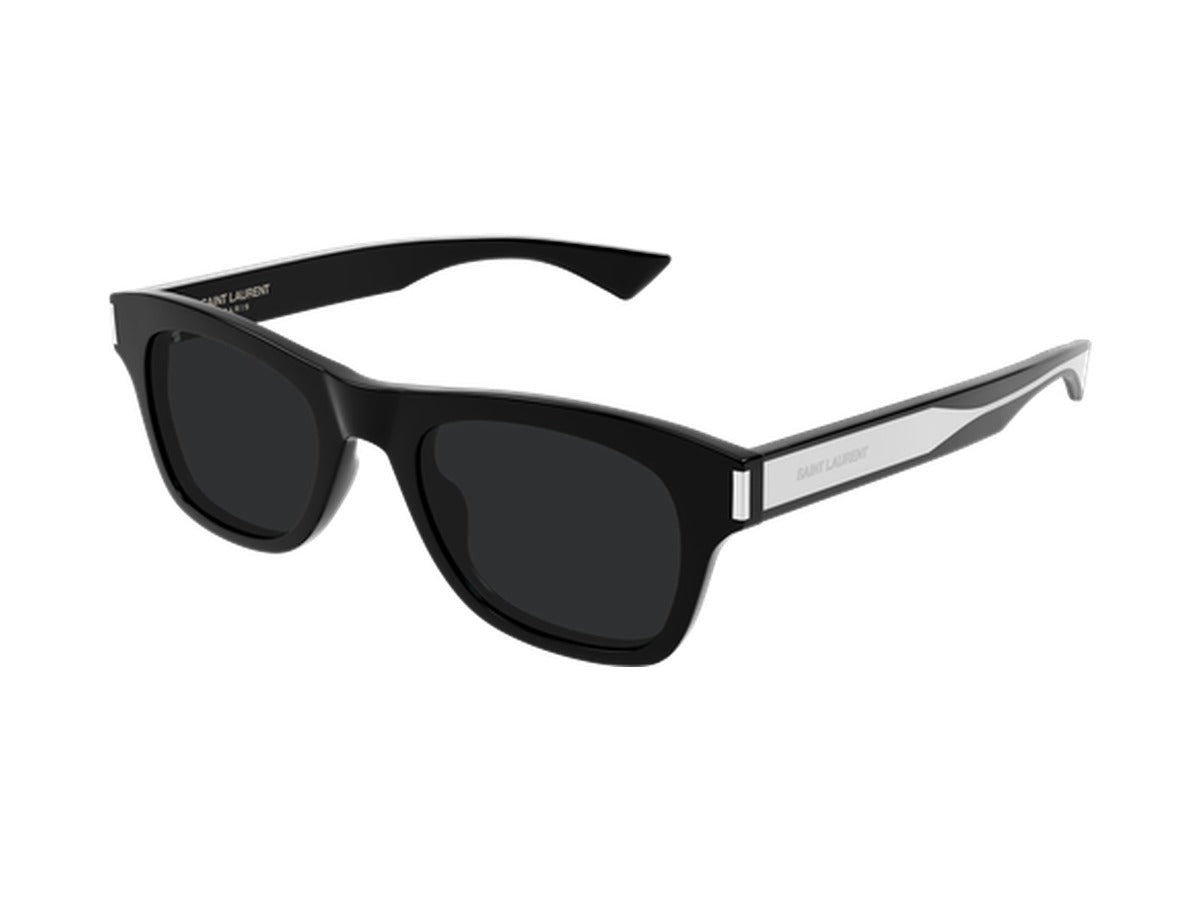 Saint Laurent SL 877-001 sunglasses - Black & Crystal / Black