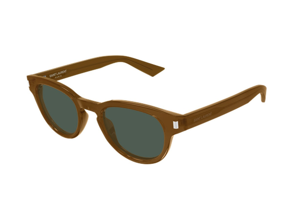 Saint Laurent SL 876-005 sunglasses - Brown / Green