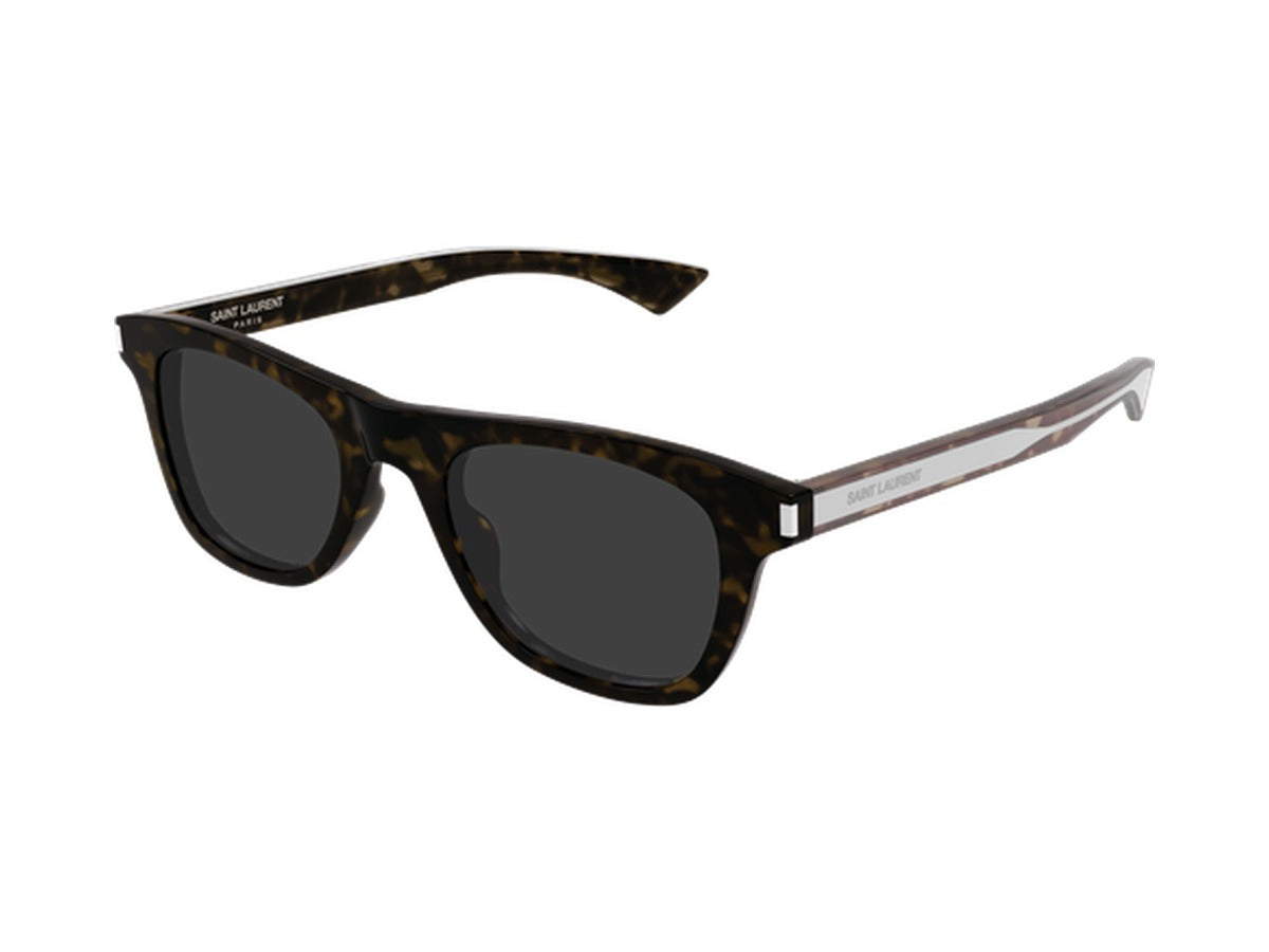 Saint Laurent SL 879-002 sunglasses - Havana & Crystal / Grey