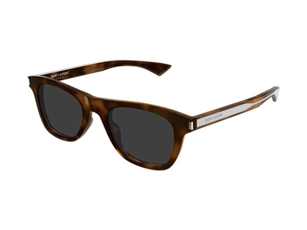 Saint Laurent SL 879-003 sunglasses - Havana & Crystal / Grey 2