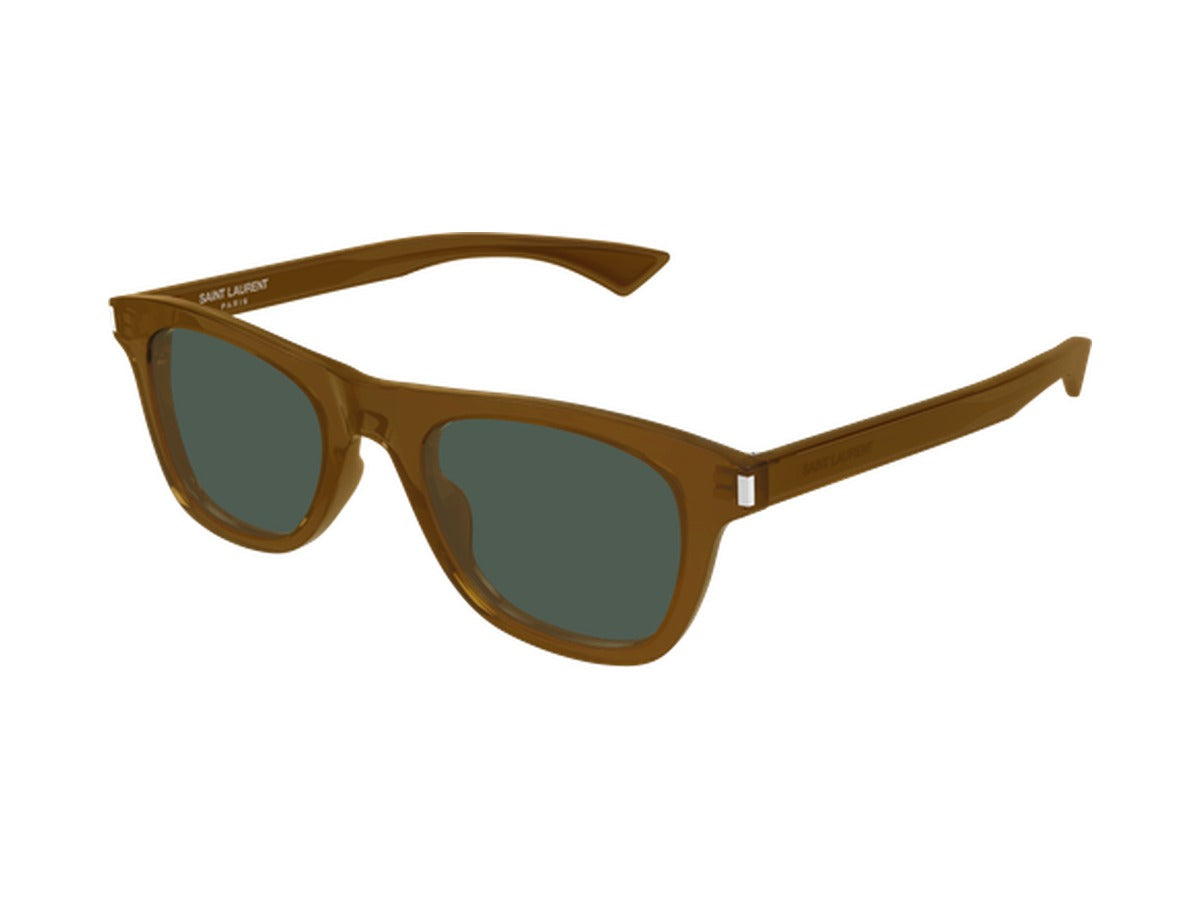 Saint Laurent SL 879-005 sunglasses - Brown / Green