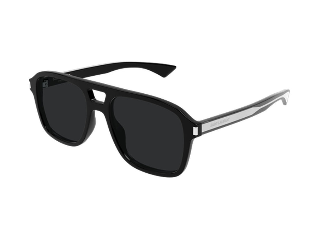 Saint Laurent SL 881-001 sunglasses - Black & Crystal / Black