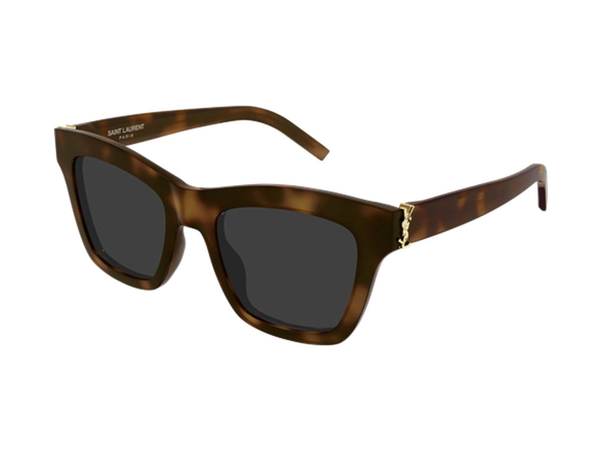 Saint Laurent SL M156-003 sunglasses - Havana / Grey 2