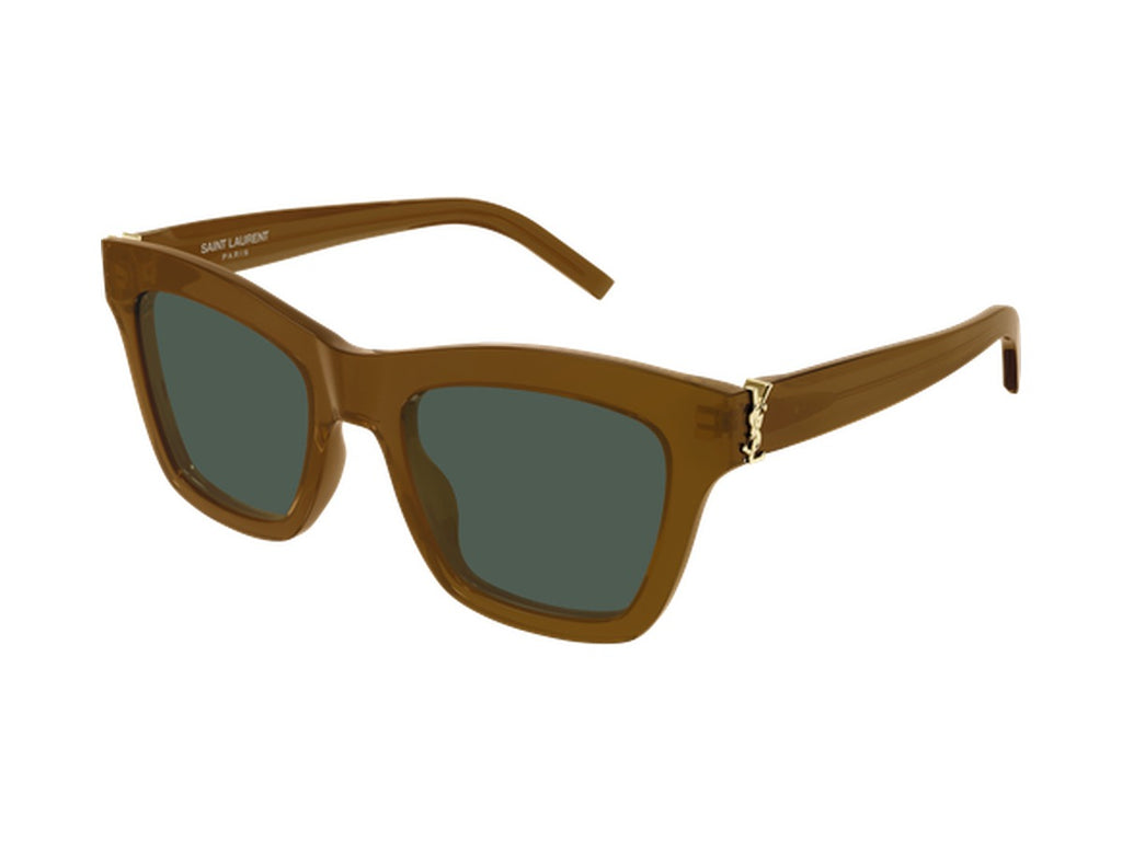 Saint Laurent SL M156-005 sunglasses - Brown / Green