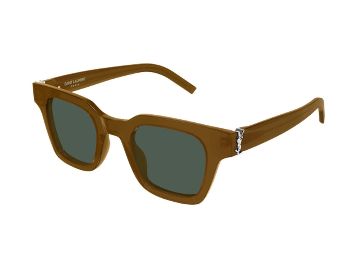 Saint Laurent SL M157-005 sunglasses - Brown / Green