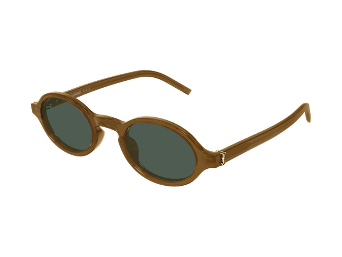 Saint Laurent SL M161/K-004 sunglasses - Brown / Green