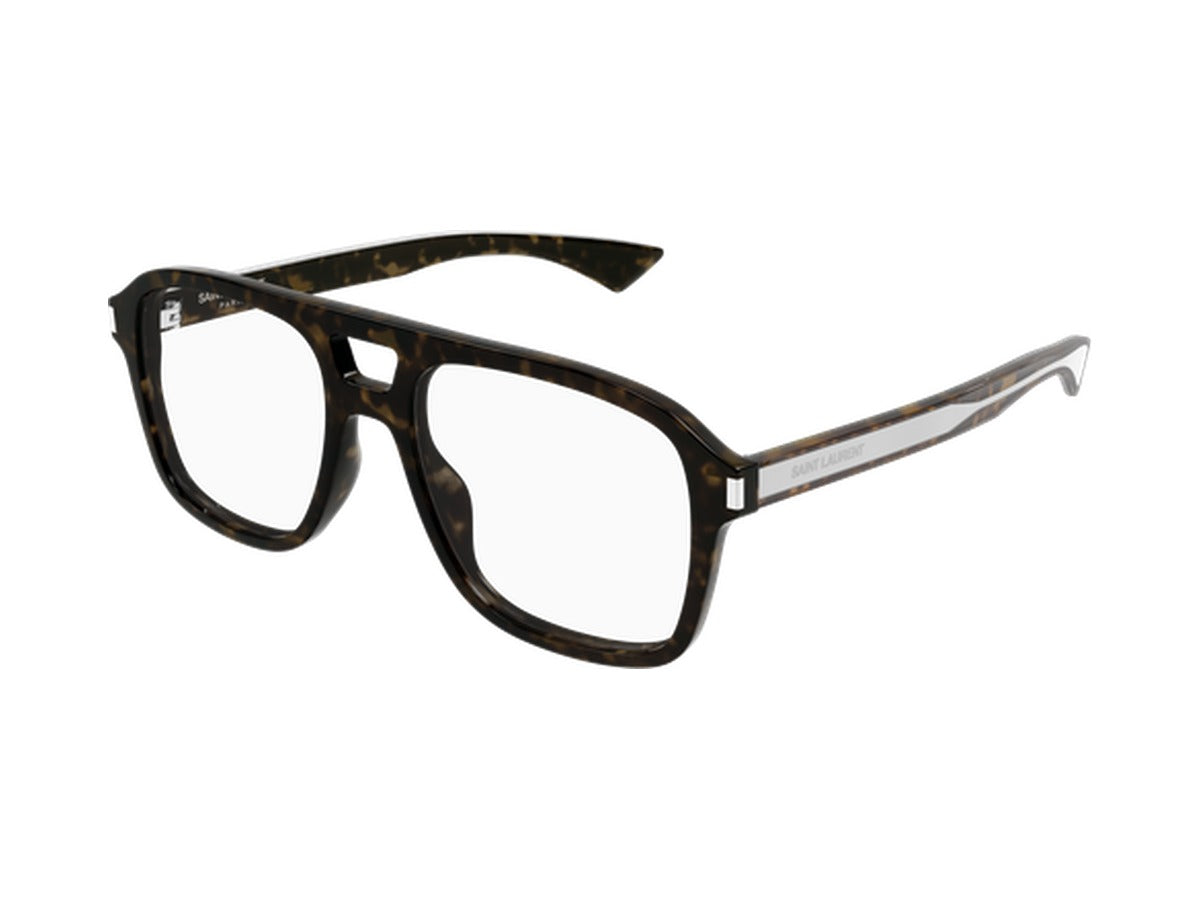 Saint Laurent SL 881 OPT-002 glasses - Havana & Crystal