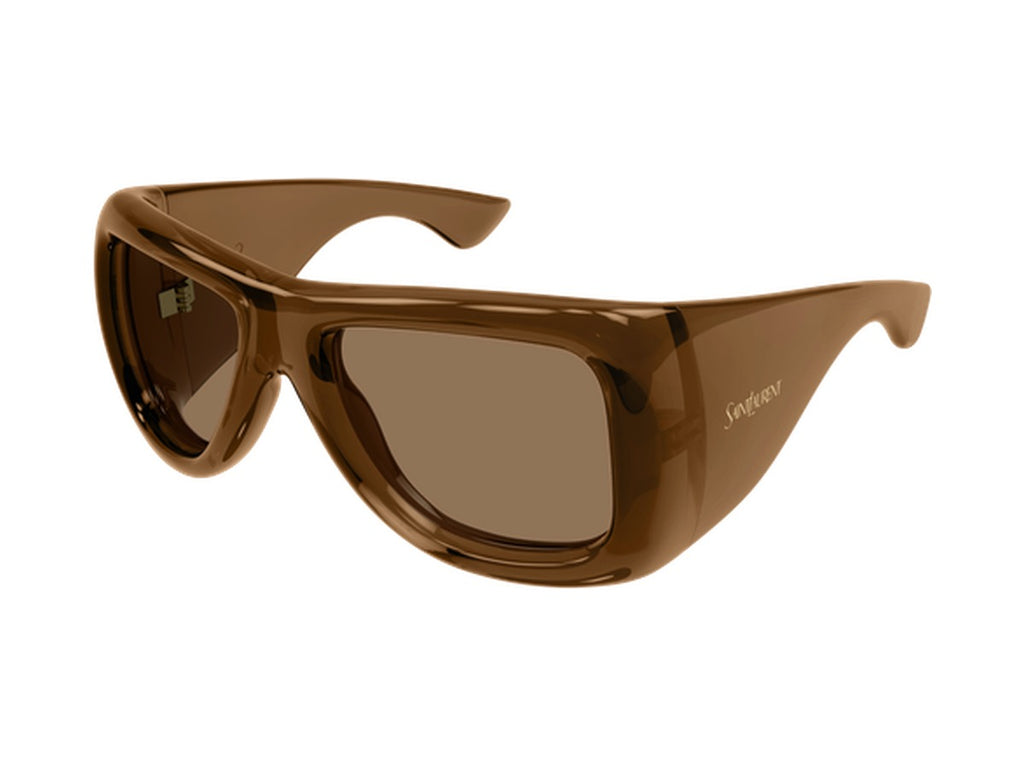 Saint Laurent SL 902 HOWL-007 sunglasses - Brown / Brown 3