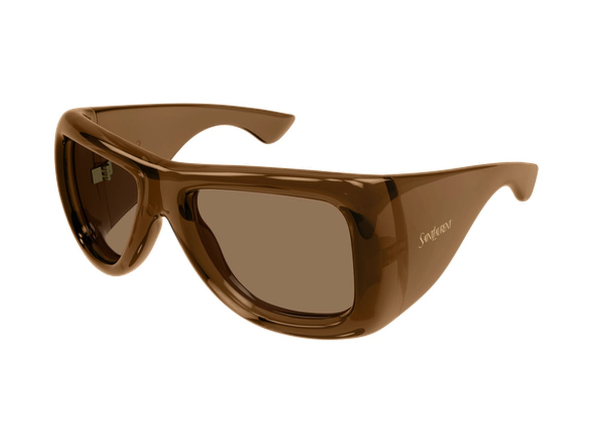 Saint Laurent SL 902 HOWL-007 sunglasses - Brown / Brown 3
