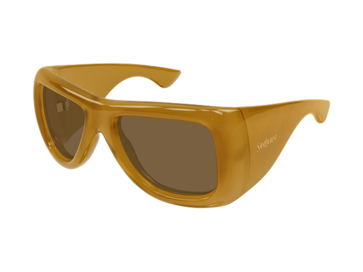Saint Laurent SL 902 HOWL-008 sunglasses - Yellow / Brown