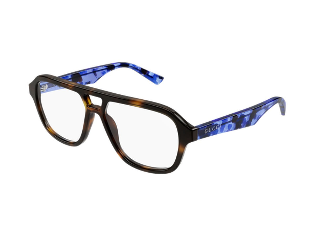 Gucci GG2183O-003 glasses - Havana & Blue