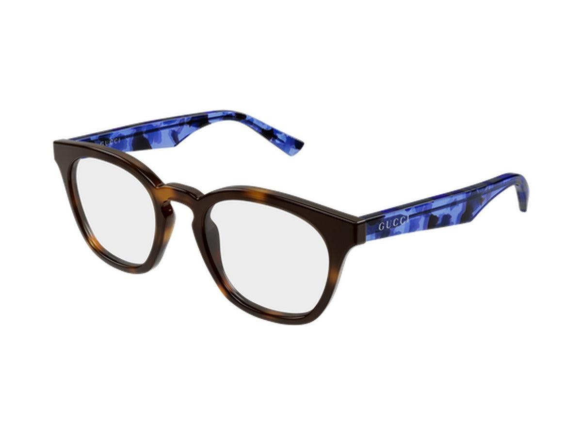 Gucci GG2185O-003 glasses - Havana & Blue