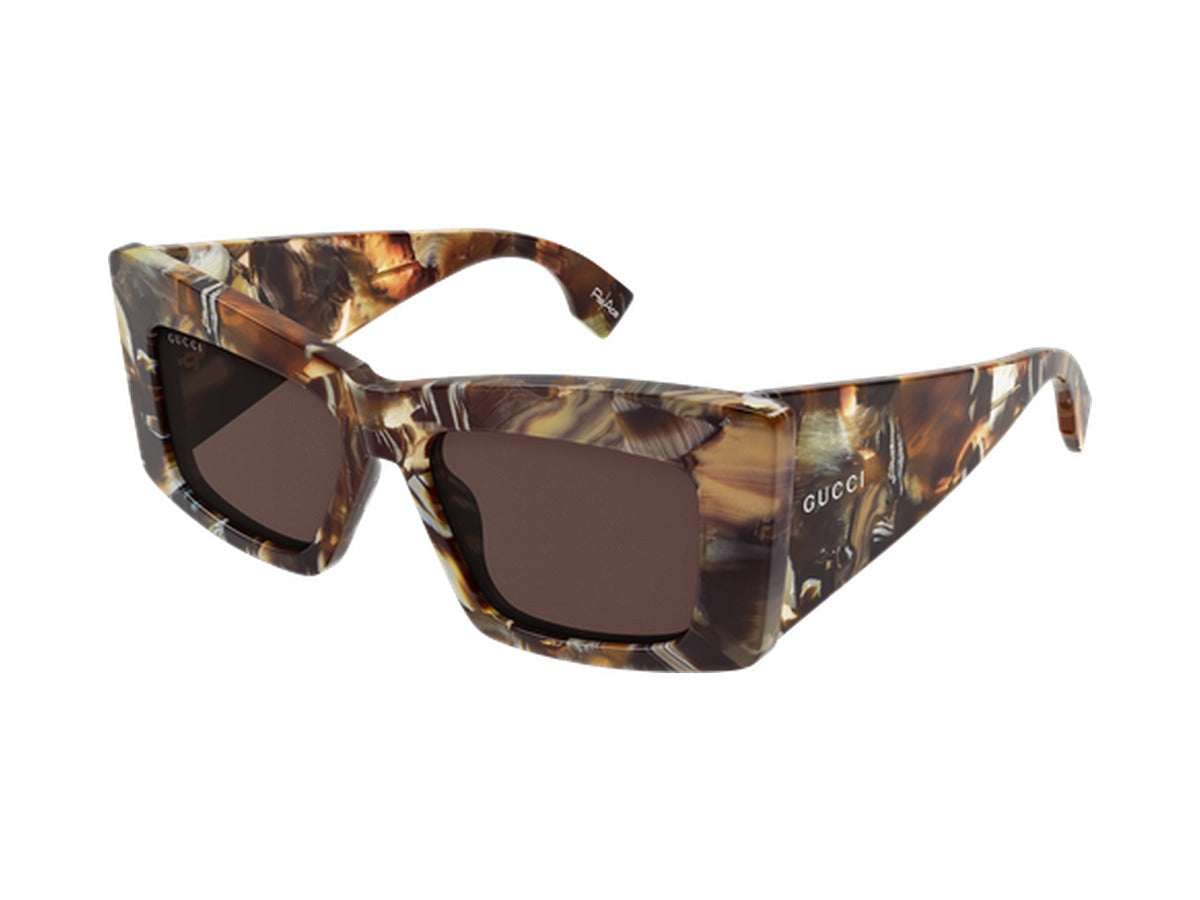 Gucci GG2268S-001 sunglasses - Havana / Brown