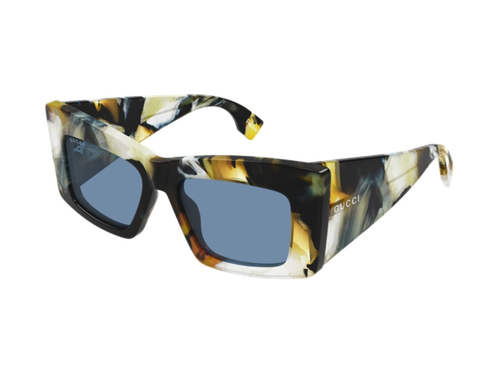 Gucci GG2268S-003 sunglasses - Havana / Blue