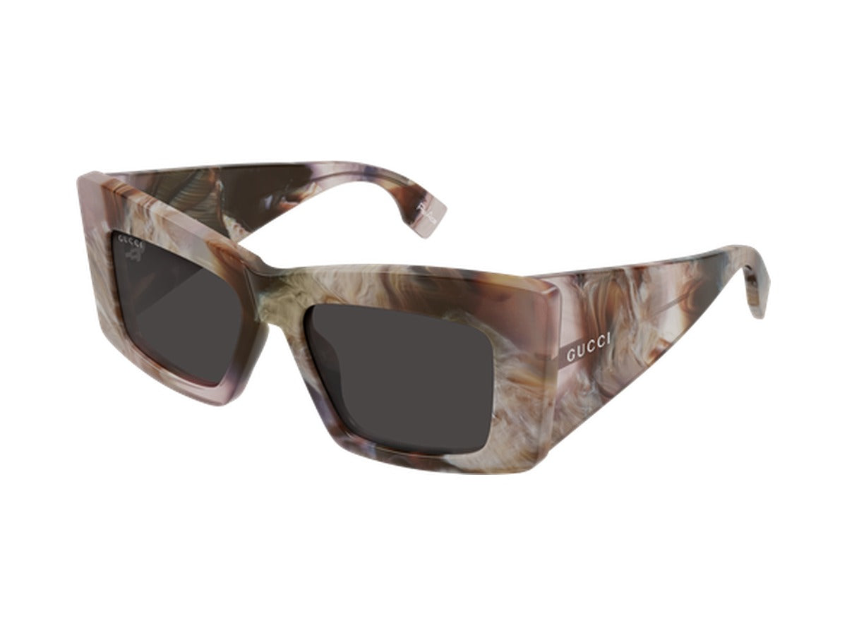 Gucci GG2268S-004 sunglasses - Havana / Smoke