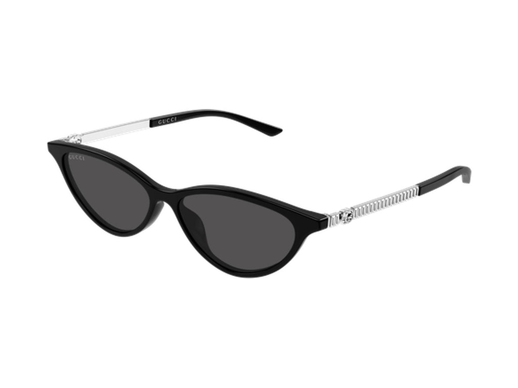 Gucci GG2211S-002 sunglasses - Black & Silver / Grey
