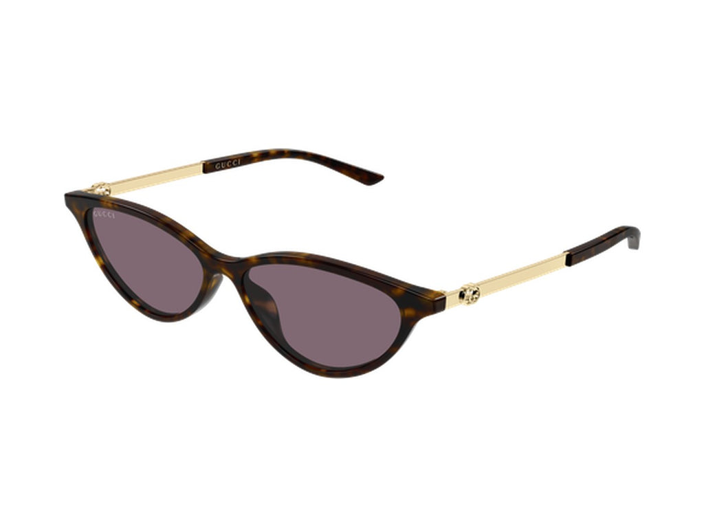 Gucci GG2211S-003 sunglasses - Havana & Gold / Violet