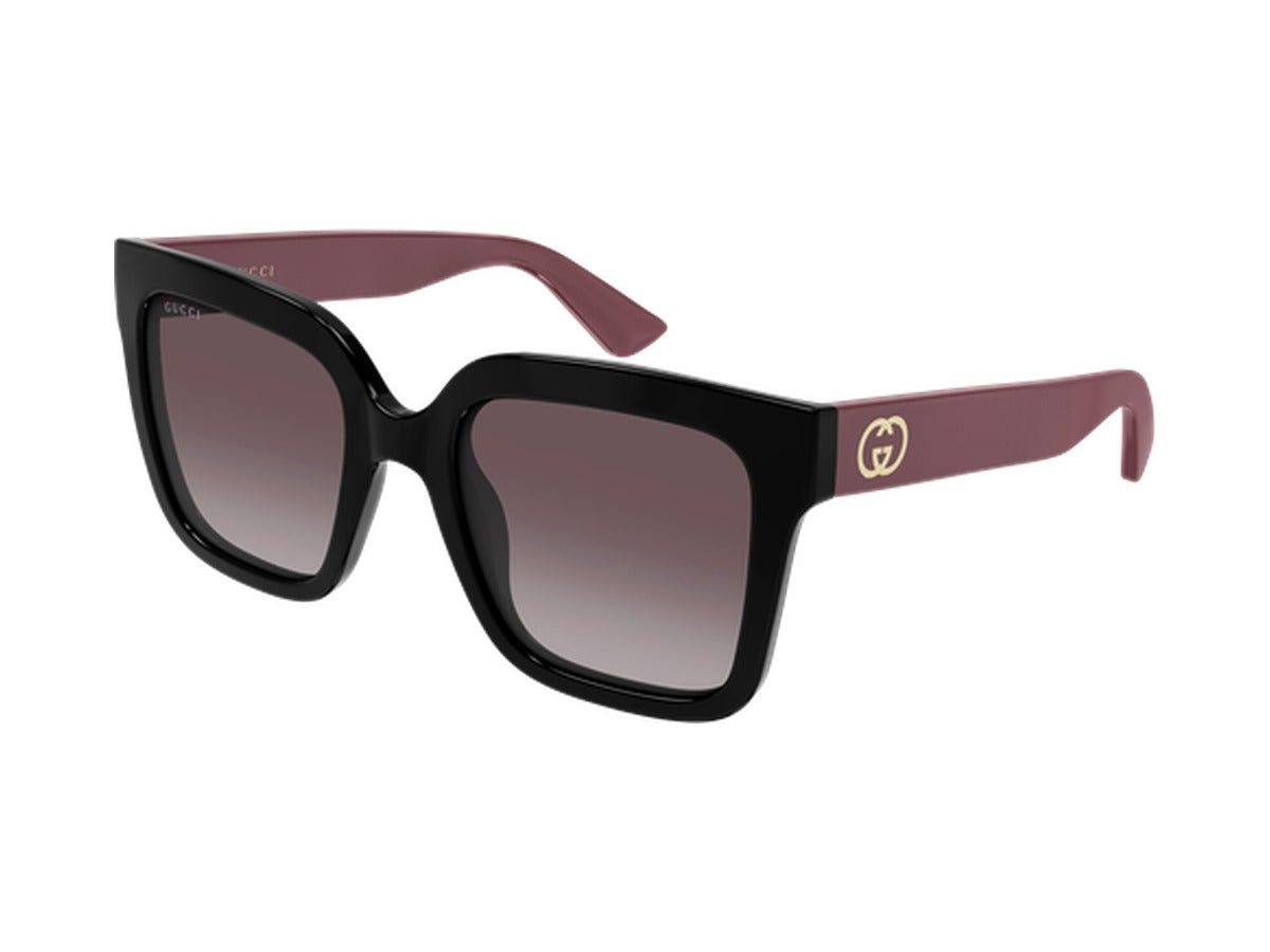 Gucci GG2190S-003 sunglasses - Black & Burgundy / Red