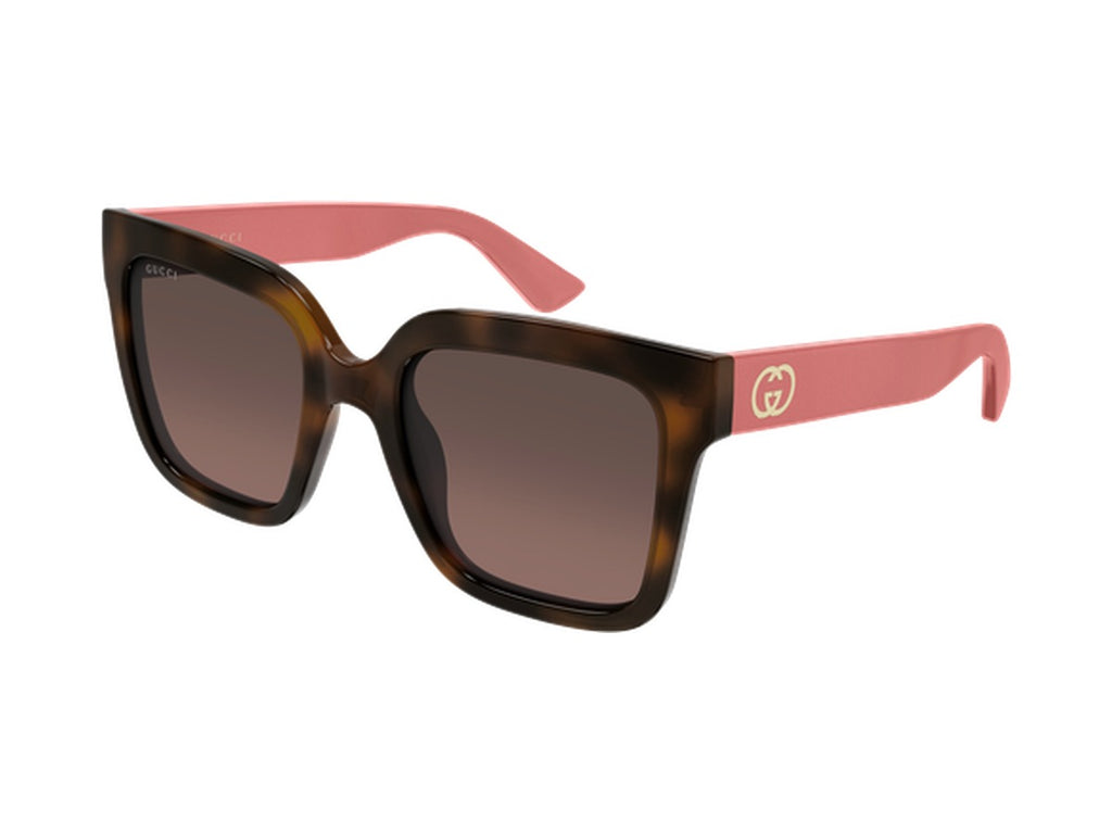 Gucci GG2190S-005 sunglasses - Havana & Pink / Brown