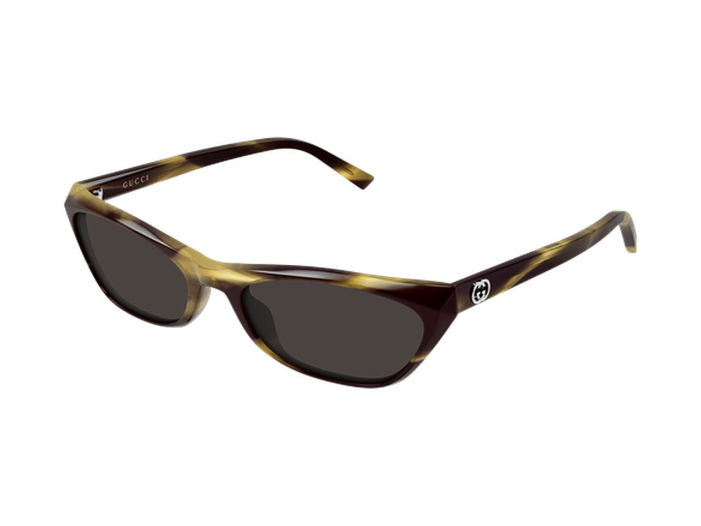 Gucci GG2203S-002 sunglasses - Havana / Grey