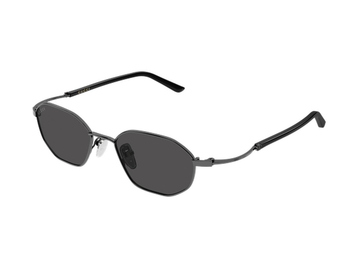 Gucci GG2257S-001 sunglasses - Gunmetal & Black / Grey