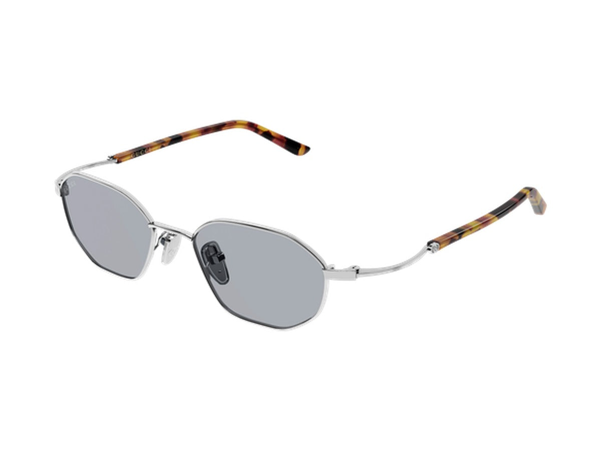 Gucci GG2257S-004 sunglasses - Silver & Havana / Grey