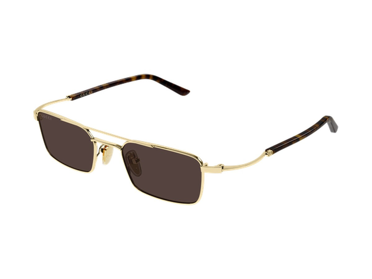 Gucci GG2258S-002 sunglasses - Gold & Havana / Brown
