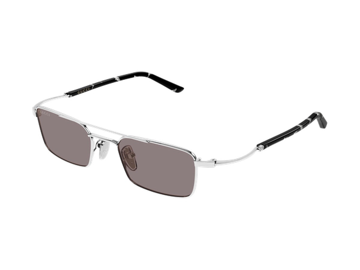 Gucci GG2258S-004 sunglasses - Silver & Havana / Brown