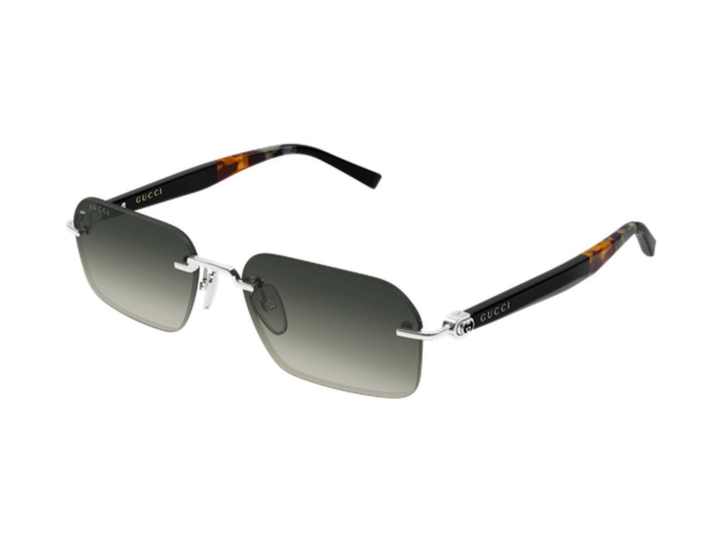Gucci GG2259S-003 sunglasses - Silver & Black / Grey
