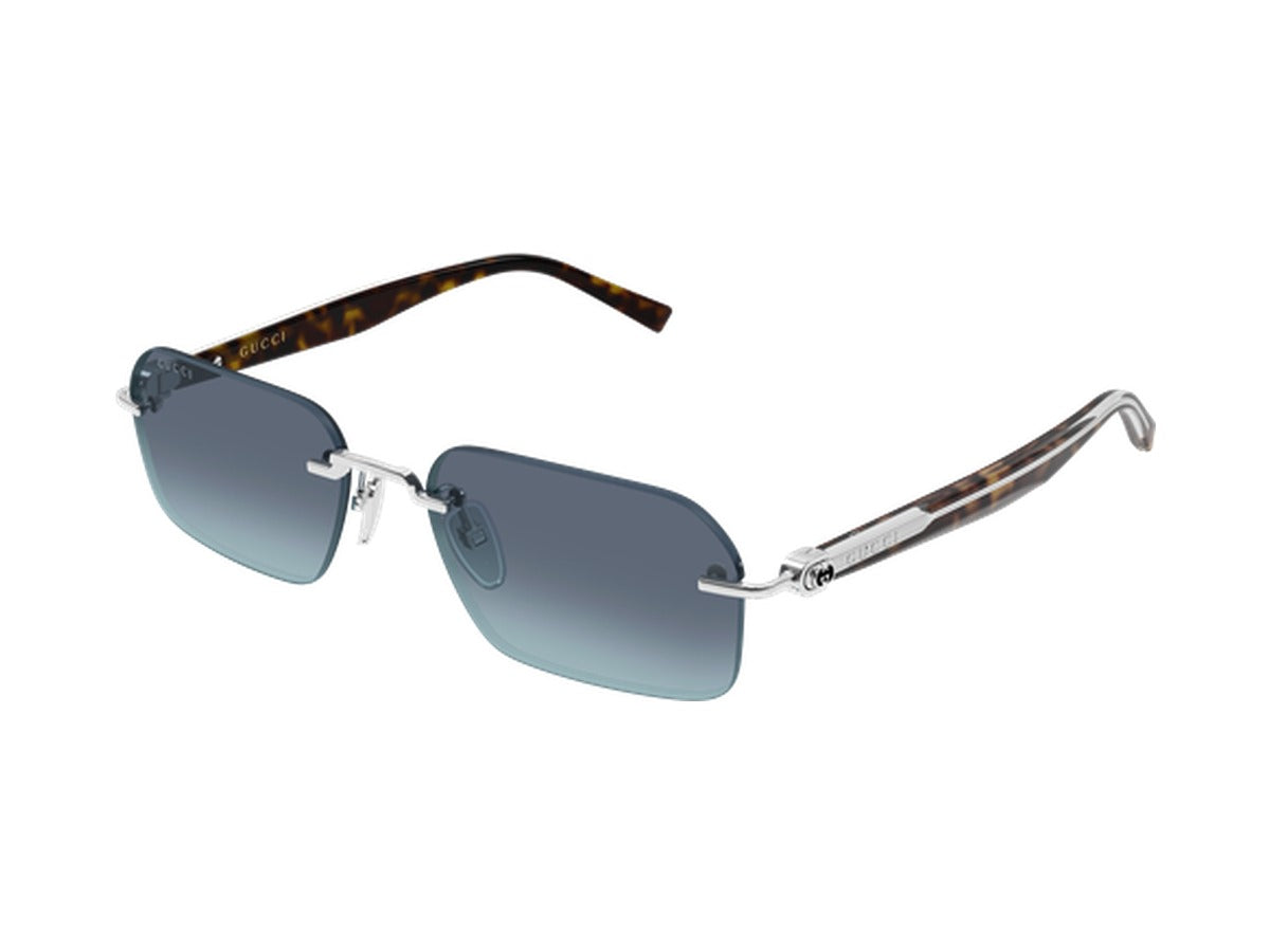 Gucci GG2259S-004 sunglasses - Silver & Havana / Grey