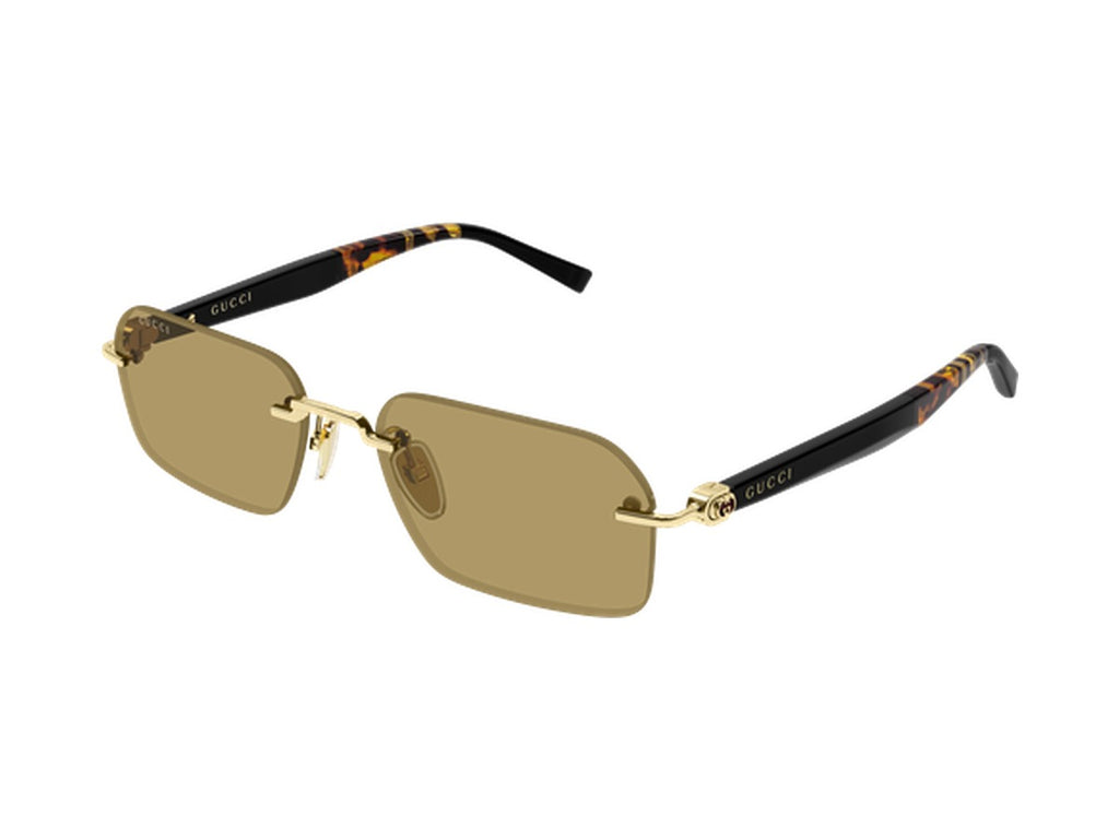 Gucci GG2259S-005 sunglasses - Gold & Black / Yellow (Photochromic)
