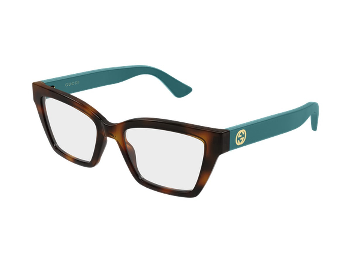 Gucci GG1715O-019 glasses - Havana & Blue