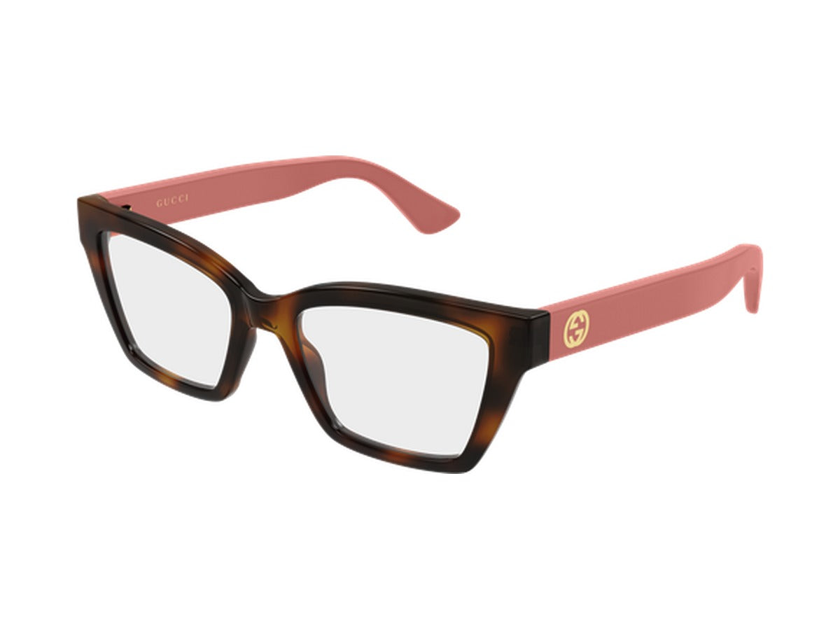 Gucci GG1715O-020 glasses - Havana & Pink 2