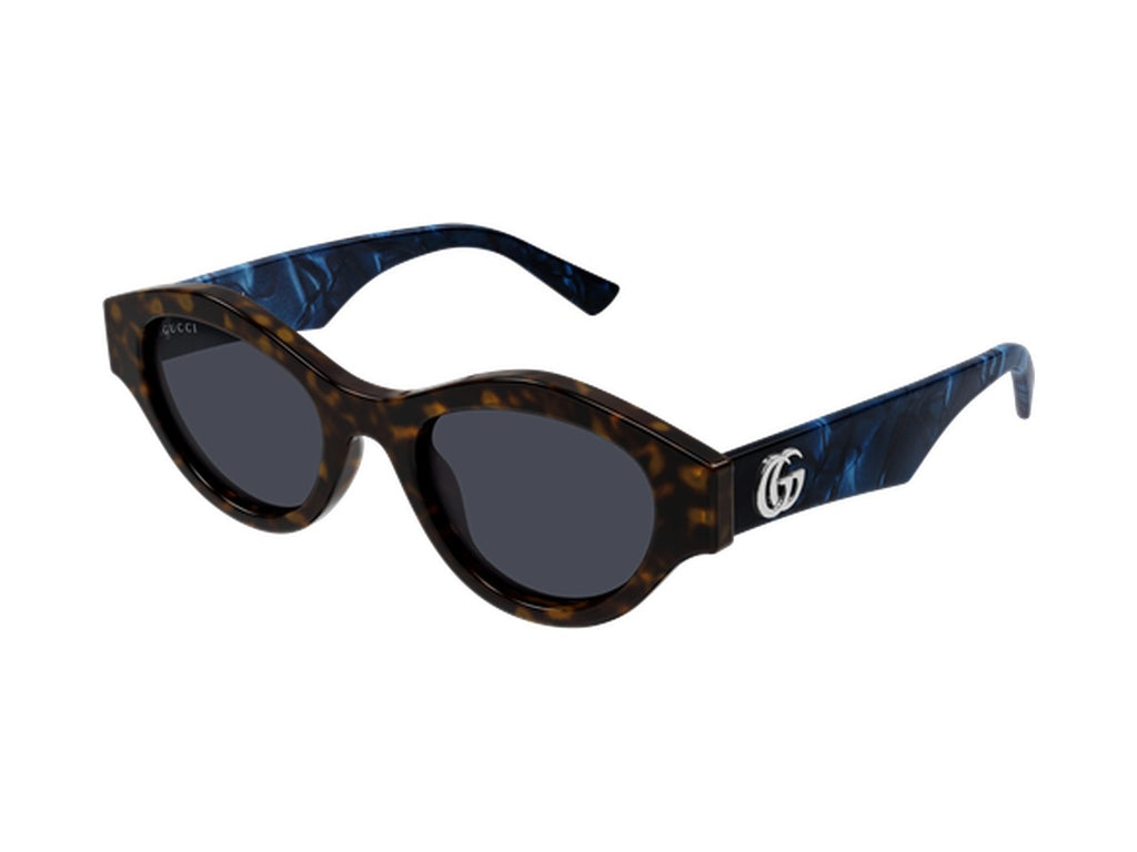 Gucci GG2207S-005 sunglasses - Havana & Blue / Blue