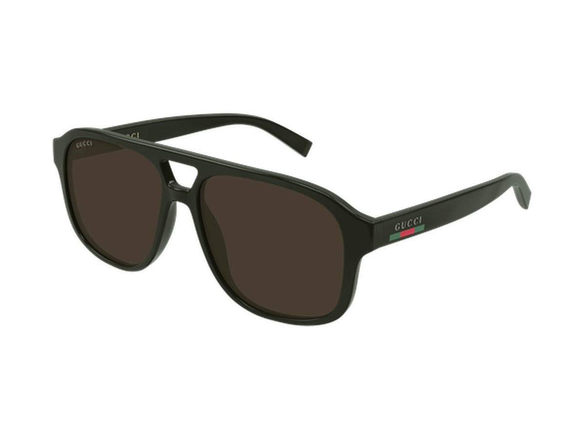 Gucci GG1856S-007 sunglasses - Green / Brown