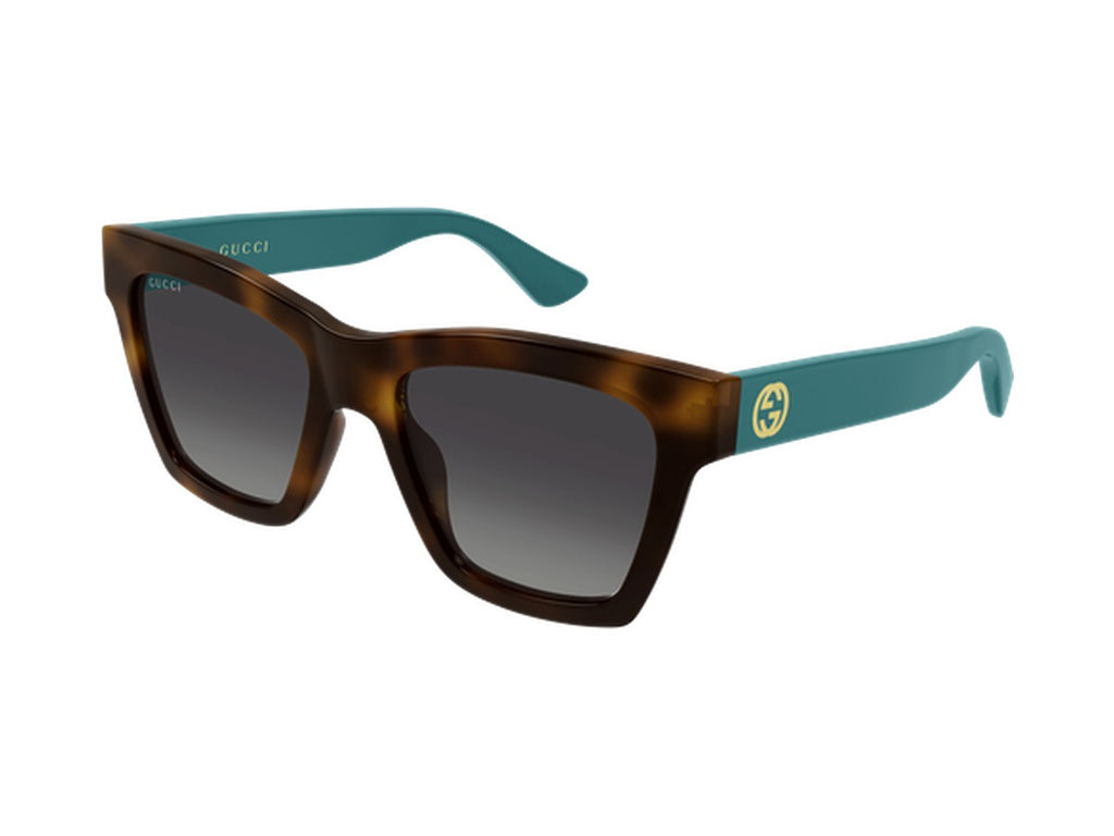 Gucci GG1714S-011 sunglasses - Havana & Blue / Grey